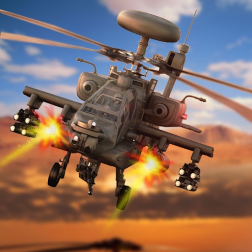 Gunship Air Helicopter War 3D Icon