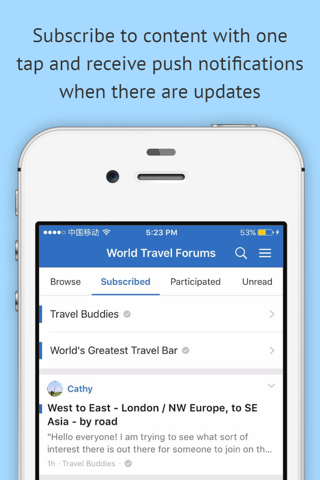 World Travel Forums screenshot 3