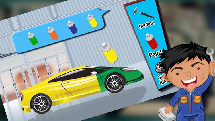 Car Factory & Repair Shop - Build your car & fix it in this custom car wash & design salon game screenshot-3