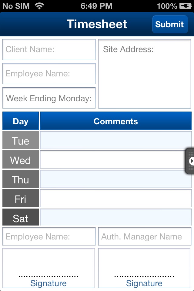 Frontline HR - Timesheet screenshot 3