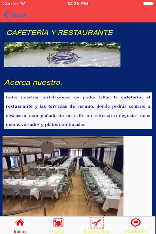 Restaurantecanoe screenshot 3