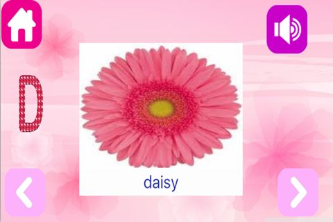 Flowers Flash Cards - Fruits And Vegetables Name Learning Game for your Kids screenshot 2