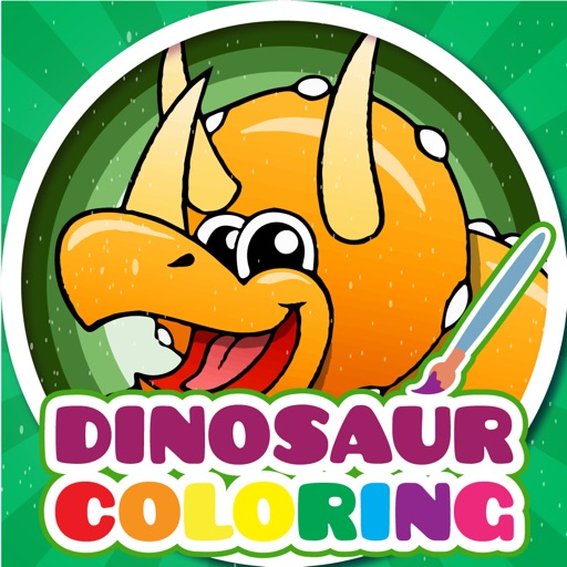 Jurassic Life Dinosaur Day Coloring Pages Tenth Edition iOS App