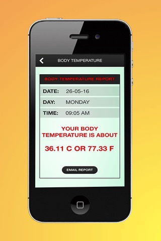 Finger Body Temperature Calculator Prank - Bluff with Others by Tracking Body Temperature with the Fun Prank Application screenshot 4