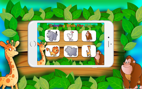 coloring book(Animals) : Coloring Pages & Fun Educational Learning Games For Kids Free! screenshot 2