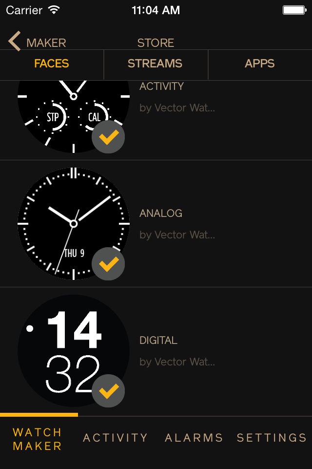 VectorWatch screenshot 3