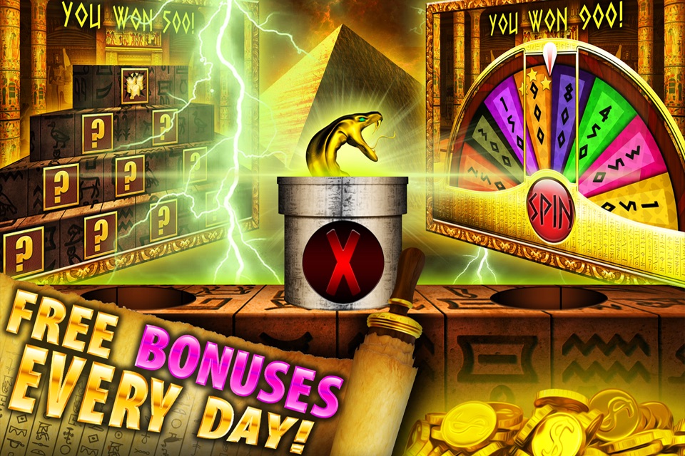 Slots Golden Tomb Casino - FREE Vegas Slot Machine Games worthy of a Pharaoh! screenshot 3