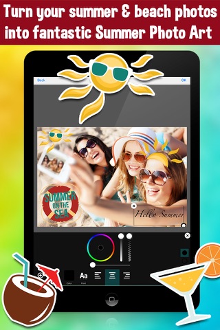 Summer Candy Photo Editor - Edit Your Beach Summer Adventures screenshot 4
