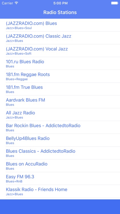 Radio Channel Blues FM Online Streaming