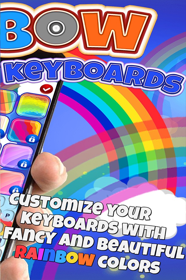 Rainbow Color Keyboard – Design and Customize Fashionable Look screenshot 2
