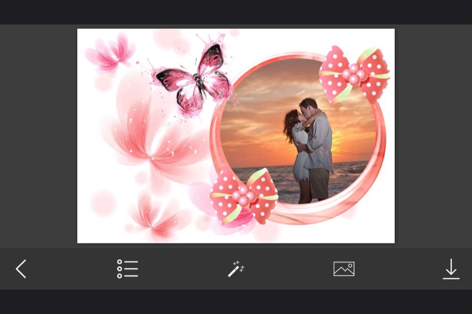 Pink Heart Photo Frame - Make Awesome Photo using beautiful Photo Frames screenshot 4