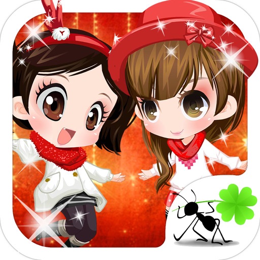 圣诞双胞胎 - 可爱小姐妹花，儿童教育女生小游戏 icon