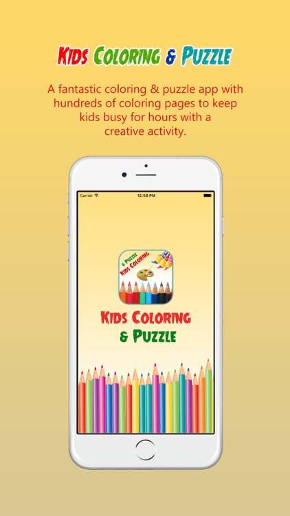 Kids Coloring and Puzzle - Kids Paint - Painting - Coloring Book