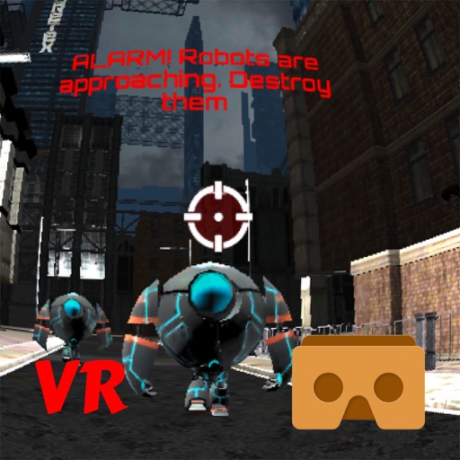 VR Robot Attack 3D Icon