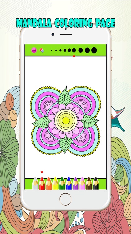 Mandalas and Florist Coloring Book For Adult : Best Colors Therapy Stress Relieving  Free