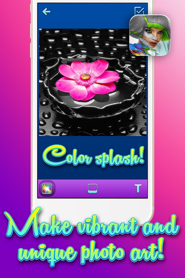 Splash Me with Color! Highlight Black & White Pictures with Retouch Effects and Color Pop Tool screenshot 4