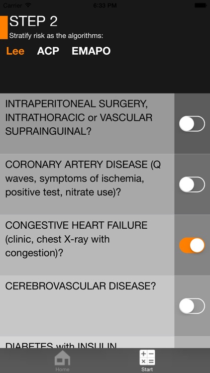 Perioperative risk