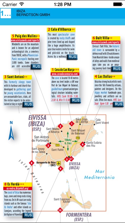 Ibiza. Road map screenshot-3