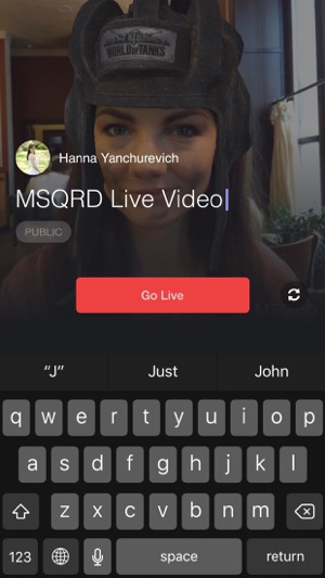 ‎MSQRD — Filtres en temps réel sur les selfies vidé Capture d'écran