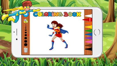 How to cancel & delete Superhero Coloring Books from iphone & ipad 4