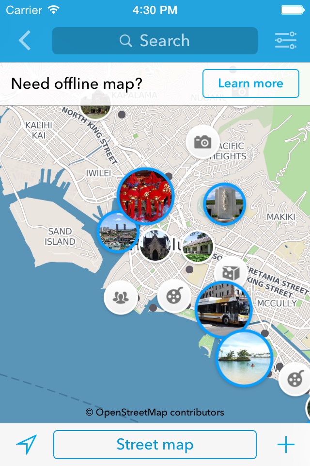 Hawaii, Oahu, Maui, Molokai, Lanai and Kauai Offline Map & Guide screenshot 2