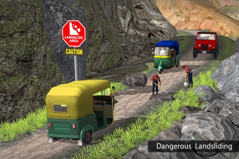 Off Road Tuk Tuk Auto Rickshaw - Mountain Hill Climbing Public Transport screenshot 2