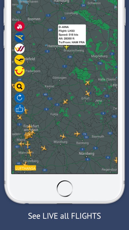 DE Tracker : Live Flight Tracking & Status