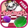 Checkers Board Puzzle Free - “ Cats and Kittens Game with Friends Edition ”