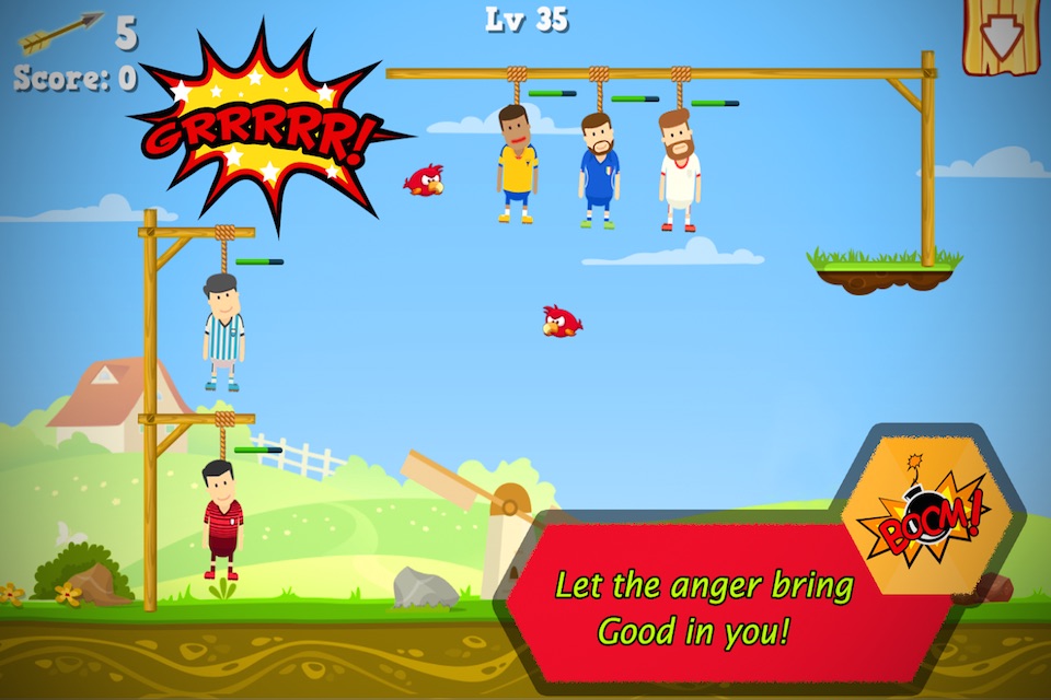 Cut the Gibbet Rope : Angry Archer Hero screenshot 4
