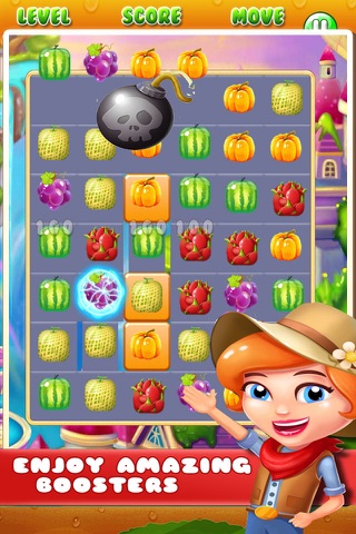 Sugar Fruit: Puzzle Mania Game screenshot 2