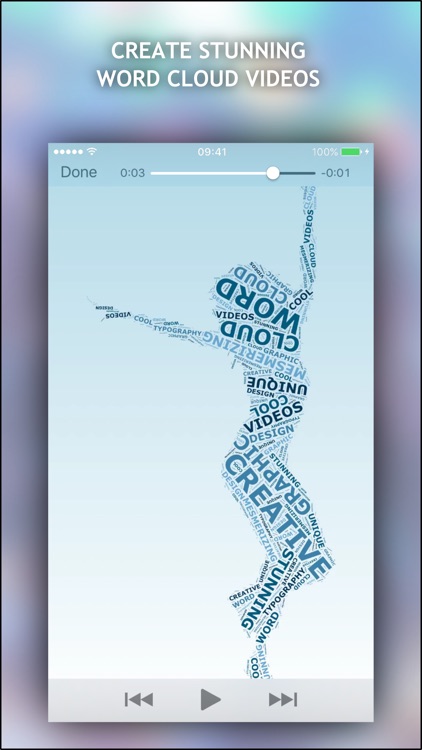 Word Dance - Word Cloud Video Generator screenshot-0