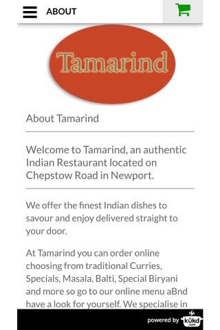 Tamarind Indian Takeaway NP19 8EF screenshot 4