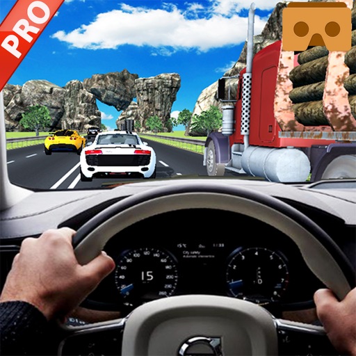 VR Drive In Car On Highway Pro icon