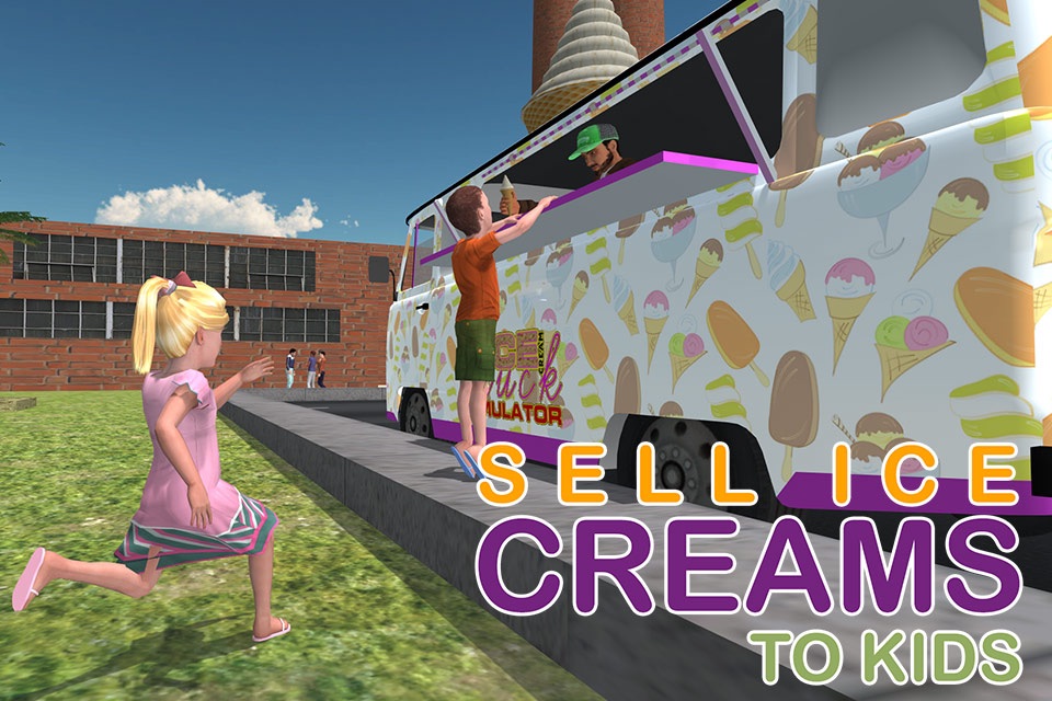 Ice Cream Truck Simulator – Crazy lorry driving & parking simulation game screenshot 4
