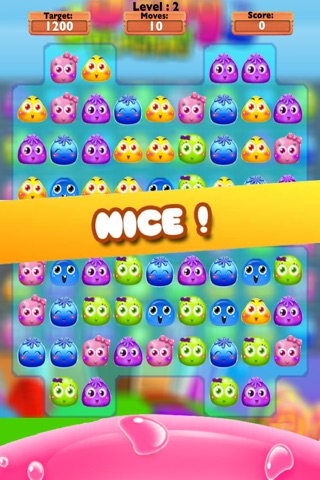 Cute Jelly Monsters Match Hd-The best free game for kids and adult screenshot 3