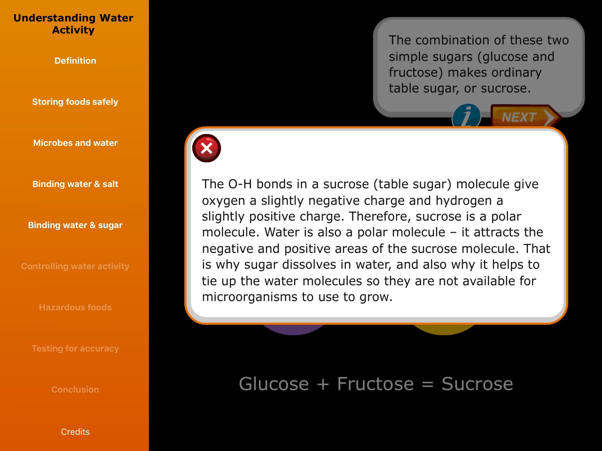 Virtual Labs: Understanding Water Activity screenshot 2