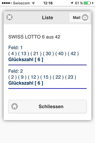 Swiss Lotto & EuroMillions screenshot 3