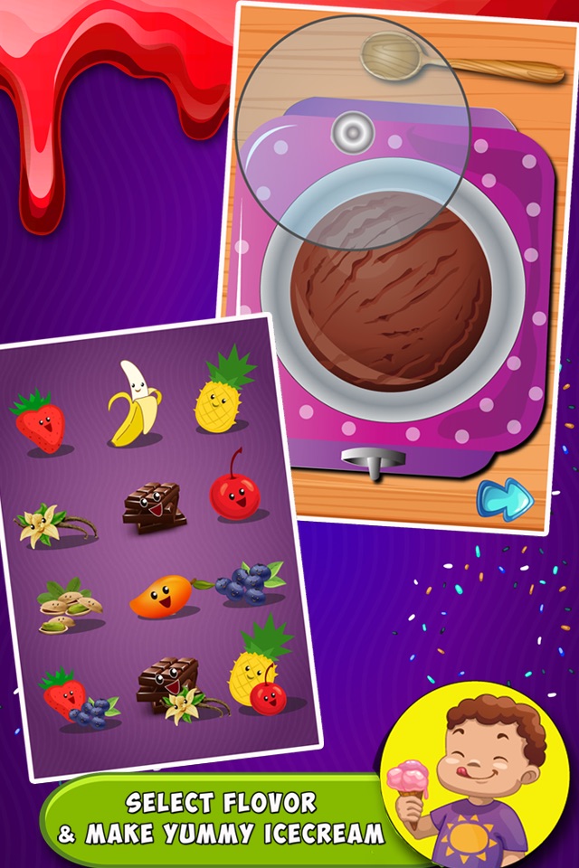 Ice Cream Maker:Frozen Dessert Summer Cooking game screenshot 3