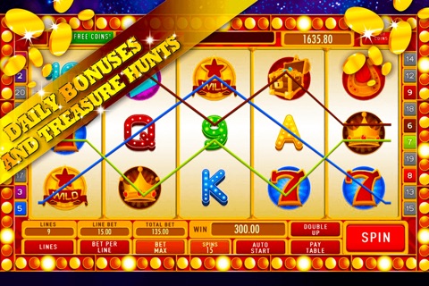Lucky Diamond Slots: Take a risk, join the wealthy gambling club and win golden treasures screenshot 3