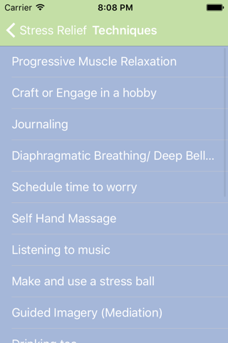Stress Relief App screenshot 2