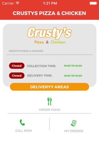 CRUSTYS PIZZA & CHICKEN screenshot 2