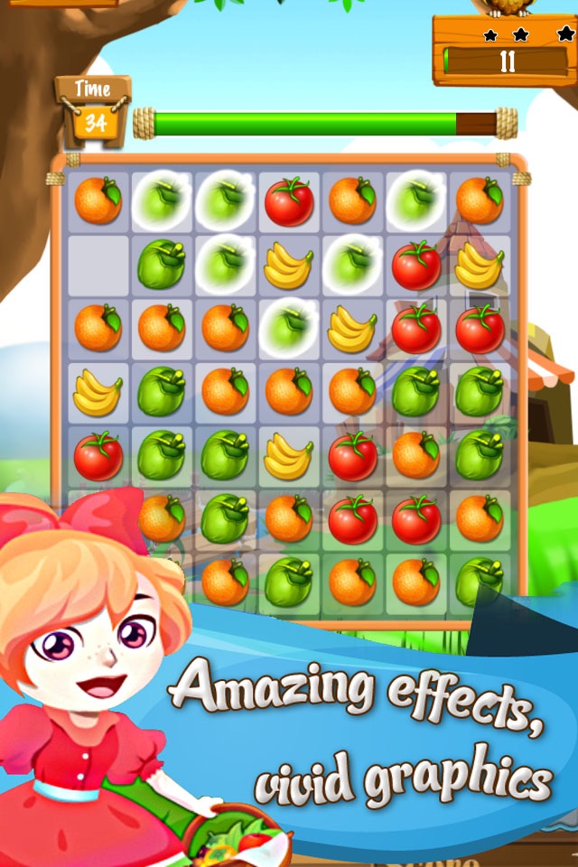 Happy Farm - Fruit Line Mania screenshot 2