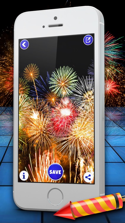 Fireworks Wallpaper – Glow.ing Background.s & Color.ful Light Show On Night Sky screenshot-4