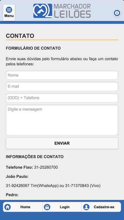 Marchador Leilões screenshot-3
