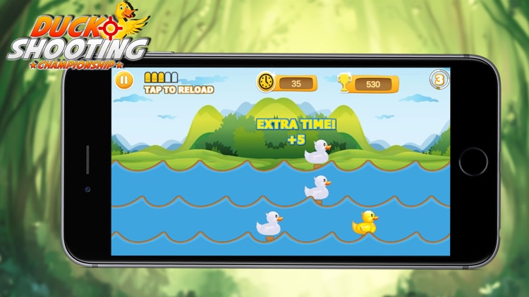 Duck Shooting Championship - Shoot Down the Moving Goose and Water Fowls in Fun 2D Shooting Game screenshot-3