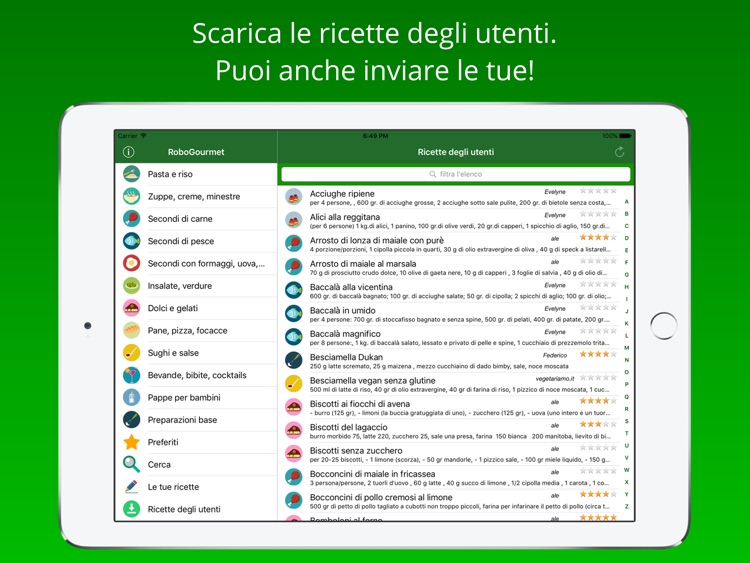 RoboGourmet: Ricette Bimby per iPad screenshot-3
