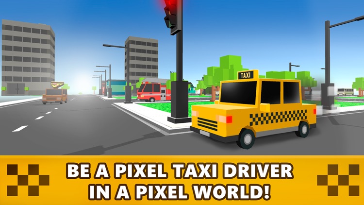 Pixel Loop Taxi Race 3D
