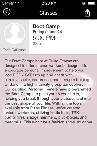 Pulse Fitness AZ screenshot 4