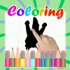 Paint Coloring Book Kids Game Patrick Spongeb Version