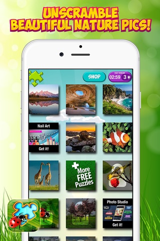 Nature Jigsaw Puzzle Game – Create Landscape Picture.s With The Best Move And Match Activity screenshot 3